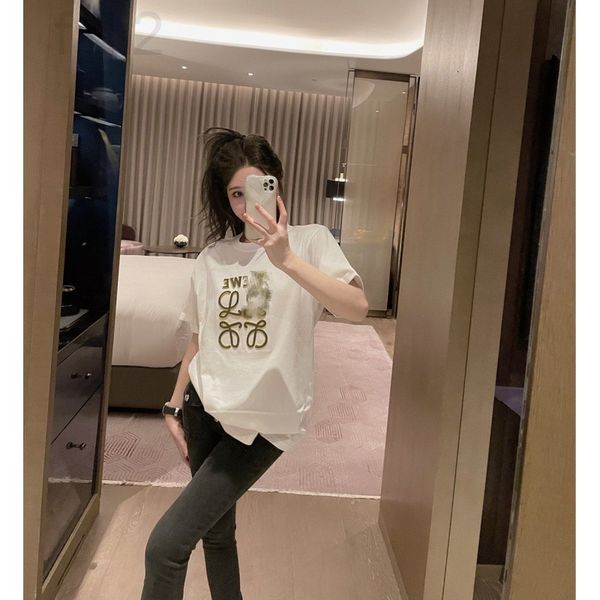 women's t-shirt designer loe * 22ss new technology three-dimensional toothbrush embroidered in black and white fashion trend, comfortab
women's t-shirt designer loe * 22ss new technology three-dimensional toothbrush embroidered in black and white fashion trend, comfortab