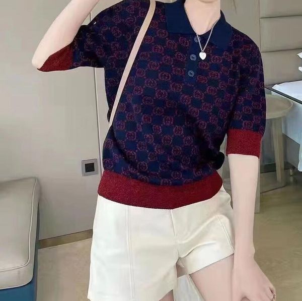 sweaters short-sleeved blouse women's summer new style print elegant contrast color and thin outer wear base pullover sweater, White;black
sweaters short-sleeved blouse women's summer new style print elegant contrast color and thin outer wear base pullover sweater, White;black