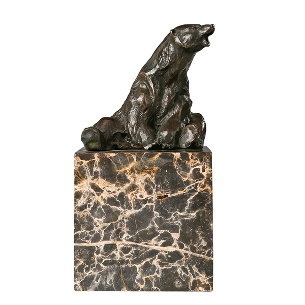 bronze little grizzly bear statue sculpture animal figurine art small casting classy home shelf cabinet decor, Silver
bronze little grizzly bear statue sculpture animal figurine art small casting classy home shelf cabinet decor, Silver
