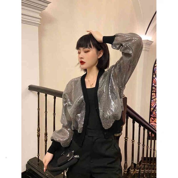 women's sweaters pujia sequin transparent long sleeved sweater women's spring and summer temperament wear a wisp of empty sunscree, White;black
women's sweaters pujia sequin transparent long sleeved sweater women's spring and summer temperament wear a wisp of empty sunscree, White;black