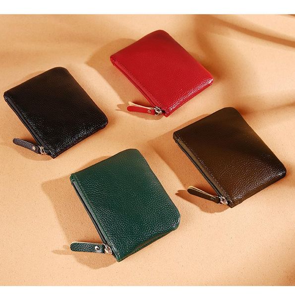 2022 lychee pattern zipper coin pouch solid soft leather card holder 061763 black 
2022 lychee pattern zipper coin pouch solid soft leather card holder 061763 black