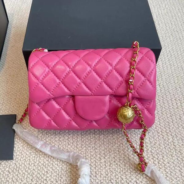 sw 2022ss ladies classic mini flap crush gold ball fuchsia bags rectangle lambskin real leather quilted matelasse chain crossbody shoudler h
sw 2022ss ladies classic mini flap crush gold ball fuchsia bags rectangle lambskin real leather quilted matelasse chain crossbody shoudler h