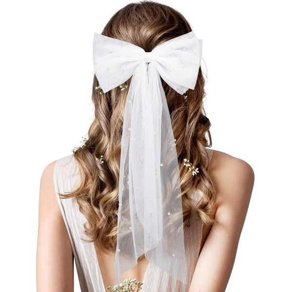 hair accessories bridal bow veil bachelorette party pearl clip wedding bride bridesmaid favors large with barrette decorationswhite amlif
hair accessories bridal bow veil bachelorette party pearl clip wedding bride bridesmaid favors large with barrette decorationswhite amlif
