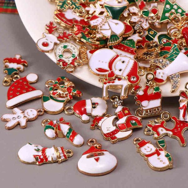 factory outlet mix 80 christmas oil alloy accessories diy jewelry pendant tree decoration
factory outlet mix 80 christmas oil alloy accessories diy jewelry pendant tree decoration