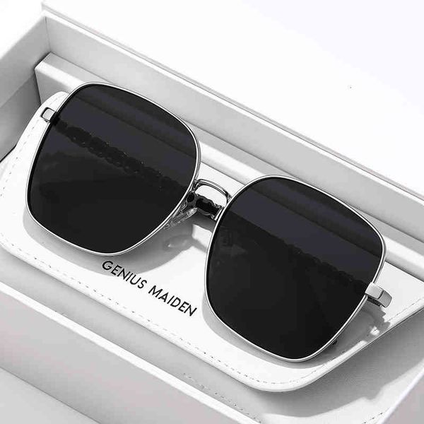 sunglasses women's advanced sense ins korean version tide 2022 polarized anti ultraviolet male driver driving, White;black
sunglasses women's advanced sense ins korean version tide 2022 polarized anti ultraviolet male driver driving, White;black
