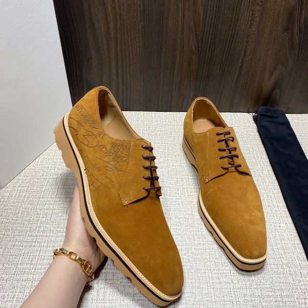 men's shoes luxury designer brand imported cowhide material deerskin velvet upper with box are size38-45, Black
men's shoes luxury designer brand imported cowhide material deerskin velvet upper with box are size38-45, Black
