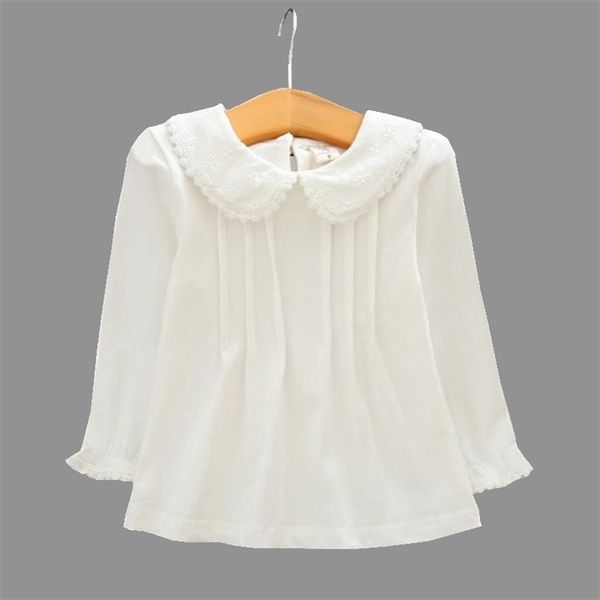 girls blouse white shirts cotton lace shirt autumn long sleeve turn-down collar child kids baby toddler 6 8 10 12 year 220808, White;black
girls blouse white shirts cotton lace shirt autumn long sleeve turn-down collar child kids baby toddler 6 8 10 12 year 220808, White;black