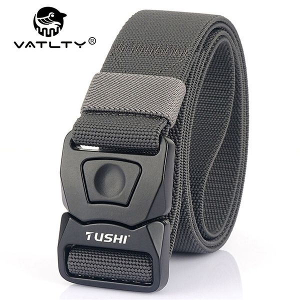 vatlty mens stretching tactical belt zinc alloy pluggable buckle outdoor work hiking elastic belt hunting accessories 220811, Black;brown
vatlty mens stretching tactical belt zinc alloy pluggable buckle outdoor work hiking elastic belt hunting accessories 220811, Black;brown