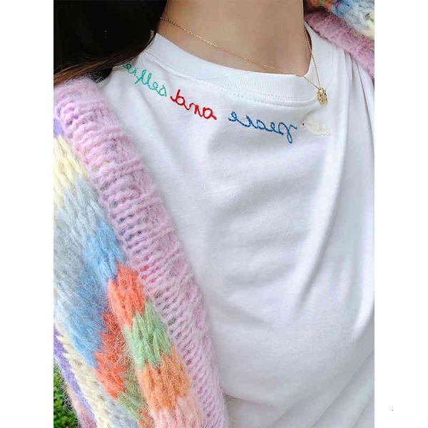 women's t-shirt jingtian short white bottomed shirt women's spring and autumn wear loose folding round neck sleeve embroidered t-s
women's t-shirt jingtian short white bottomed shirt women's spring and autumn wear loose folding round neck sleeve embroidered t-s