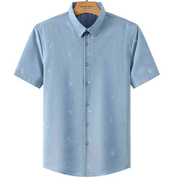 summer men's fashion bamboo fiber casual slim fit dress shirts for man short sleeve shirt classic male black white blue shirt y220411, White;black
summer men's fashion bamboo fiber casual slim fit dress shirts for man short sleeve shirt classic male black white blue shirt y220411, White;black