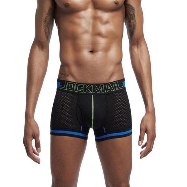 jockmail boxers elasticity mesh underpants underwear men boxers homme cueca307n, Black;white
jockmail boxers elasticity mesh underpants underwear men boxers homme cueca307n, Black;white