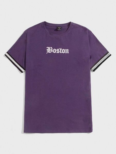 men letter graphic contrast tape tee j7qp#, White;black
men letter graphic contrast tape tee j7qp#, White;black