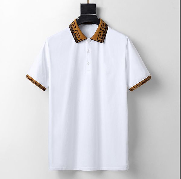 luxury brand mens designer polo t shirt summer fashion breathable short-sleeved lapel casual @2566, White;black
luxury brand mens designer polo t shirt summer fashion breathable short-sleeved lapel casual @2566, White;black