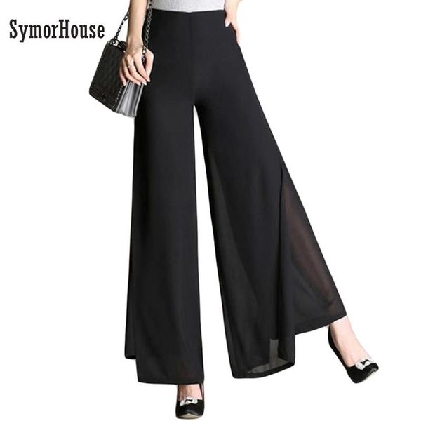 fashion womens loose thin chiffon pants female wide leg pants high waist casual dance pants trousers plus size s4xl y200418, Black;white
fashion womens loose thin chiffon pants female wide leg pants high waist casual dance pants trousers plus size s4xl y200418, Black;white