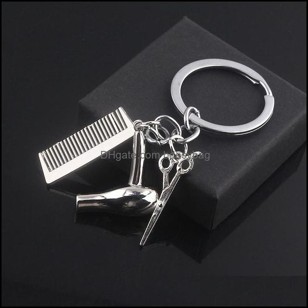keychains fashion accessories sg personality barber hair dryer combs scissors pendant keyring stylist tools scissor blow sal dh2ab, Silver
keychains fashion accessories sg personality barber hair dryer combs scissors pendant keyring stylist tools scissor blow sal dh2ab, Silver