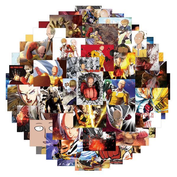 50pcs one punch-man car stickers pack for toys luggage phone case moto suitcase lapskateboard waterproof
50pcs one punch-man car stickers pack for toys luggage phone case moto suitcase lapskateboard waterproof