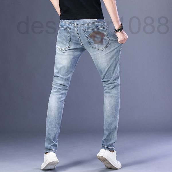 men's jeans designer brand european embroidery port trend men's denim pants elastic slim fit small legged live broadcast with good, Blue
men's jeans designer brand european embroidery port trend men's denim pants elastic slim fit small legged live broadcast with good, Blue