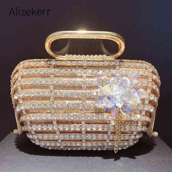 crystal bloemen hollow out avondtasje vrouwelijke luxe designer metallic goud kleur diamanten mand clutch portemonnees en handtas 220609
crystal bloemen hollow out avondtasje vrouwelijke luxe designer metallic goud kleur diamanten mand clutch portemonnees en handtas 220609
