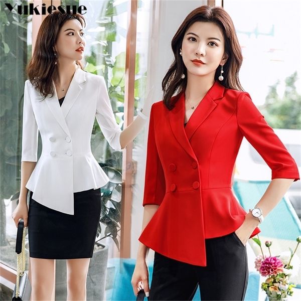 spring autumn half sleeve women s jacket woman blazer femme mujer women blazers and jackets womens feminino plus size 210412, White;black
spring autumn half sleeve women s jacket woman blazer femme mujer women blazers and jackets womens feminino plus size 210412, White;black