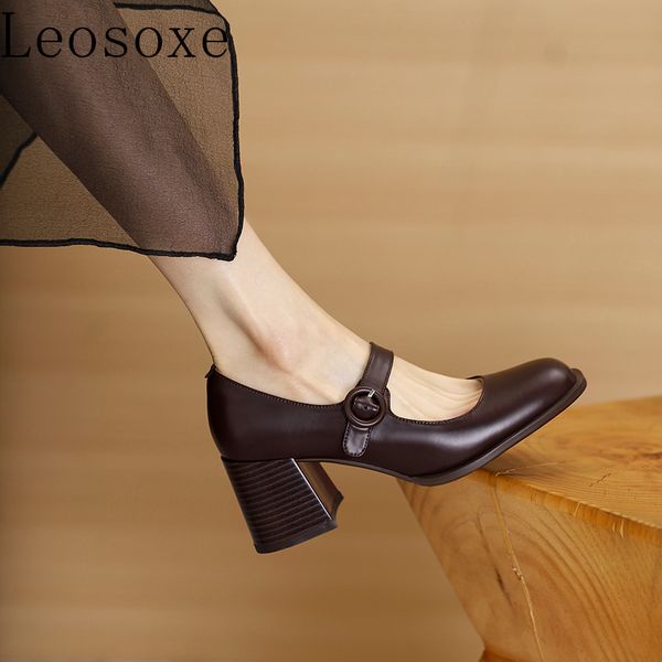 woman high heel shoes square heels round toe mary janes pumps buckle strap black brown handmade elegant lady shoes 2021 new
woman high heel shoes square heels round toe mary janes pumps buckle strap black brown handmade elegant lady shoes 2021 new