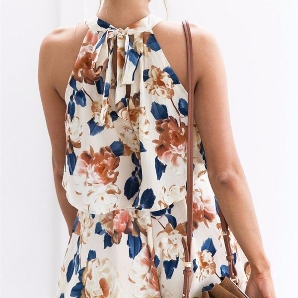 women vintage print elegant suits summer beach loose casual 2 piece outfits sleeveless shorts sets lj201125, White
women vintage print elegant suits summer beach loose casual 2 piece outfits sleeveless shorts sets lj201125, White