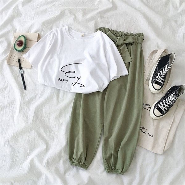 cartoon printed two piece set tracksuit women summer 2020 kawaii korean 2 piece suit female casual cute girl animal sets clothes lj201120, White
cartoon printed two piece set tracksuit women summer 2020 kawaii korean 2 piece suit female casual cute girl animal sets clothes lj201120, White
