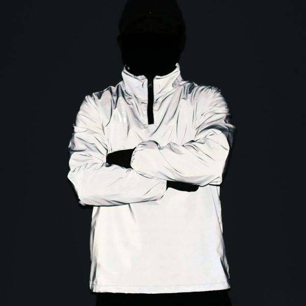men's jackets autumn winter hip hop men reflective jacket stand collar windbreaker man night reflect light fashion and coats men's, Black;brown
men's jackets autumn winter hip hop men reflective jacket stand collar windbreaker man night reflect light fashion and coats men's, Black;brown