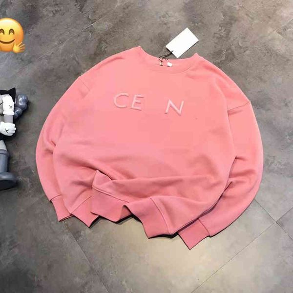 spring and summer new couple style simple age reduction steel seal loose casual round neck, Black
spring and summer new couple style simple age reduction steel seal loose casual round neck, Black