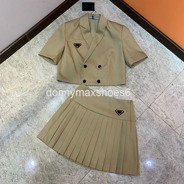 two piece dress special college style pleated skirt set spring and summer short sleeved small suit + high waist two-piece, White
two piece dress special college style pleated skirt set spring and summer short sleeved small suit + high waist two-piece, White
