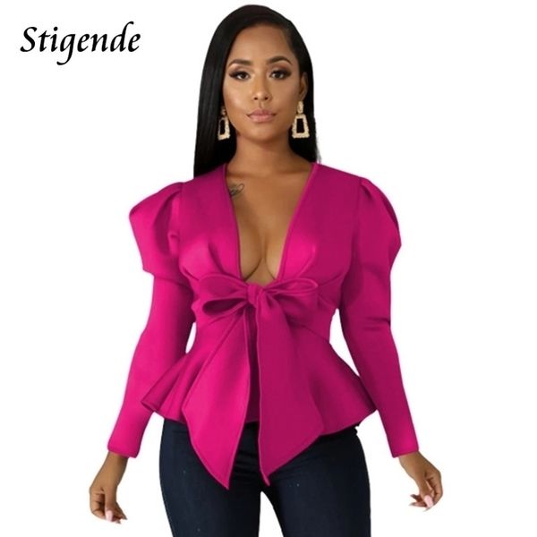 stigende autumn deep v neck ruffle bow blouse women casual long sleeve plain cropped blouse shirt elegant solid bandage shirt y200422, White
stigende autumn deep v neck ruffle bow blouse women casual long sleeve plain cropped blouse shirt elegant solid bandage shirt y200422, White