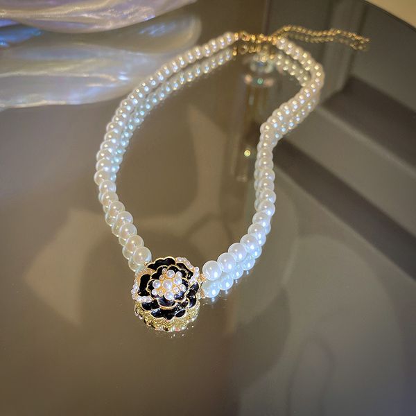 925 silver needle korean fashion new pearl camellia earrings bracelet and necklace set selling temperament earrings women, Golden
925 silver needle korean fashion new pearl camellia earrings bracelet and necklace set selling temperament earrings women, Golden
