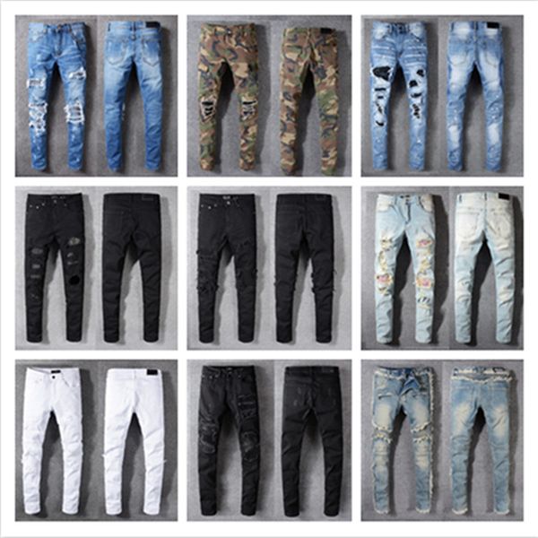 designer jeans mens denim embroidery pants fashion holes trouser us size 28-40 hip hop distressed zipper trousers for male 2022, Black;green
designer jeans mens denim embroidery pants fashion holes trouser us size 28-40 hip hop distressed zipper trousers for male 2022, Black;green