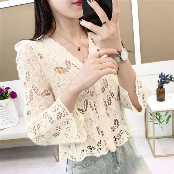 women's jackets summer casual loose hollow out knitted cardigans women korean fashion long sleeve open stitch coat sun protection cloth, Black;brown
women's jackets summer casual loose hollow out knitted cardigans women korean fashion long sleeve open stitch coat sun protection cloth, Black;brown