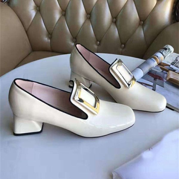 sandals early spring leather middle mouth heel thick square buckle single shoe korean british toe women's cover tstp, Black
sandals early spring leather middle mouth heel thick square buckle single shoe korean british toe women's cover tstp, Black