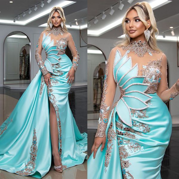 glamorous lake blue evening dresses high illusion long sleeves prom dresses drhinestones side split floor length celebrity women formal part, Black;red
glamorous lake blue evening dresses high illusion long sleeves prom dresses drhinestones side split floor length celebrity women formal part, Black;red