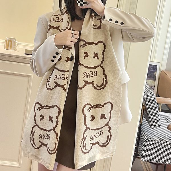 2022 autumn and winter bear acrylic brushed knitted scarf korean style womens duplex printing warm multi-functional shawl live broadcast, Blue;gray
2022 autumn and winter bear acrylic brushed knitted scarf korean style womens duplex printing warm multi-functional shawl live broadcast, Blue;gray