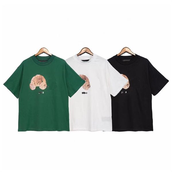 2022 women's t-shirt europe and the united states in spring and summer new haute couture round neck pure cotton printing trend couples, White 
2022 women's t-shirt europe and the united states in spring and summer new haute couture round neck pure cotton printing trend couples, White