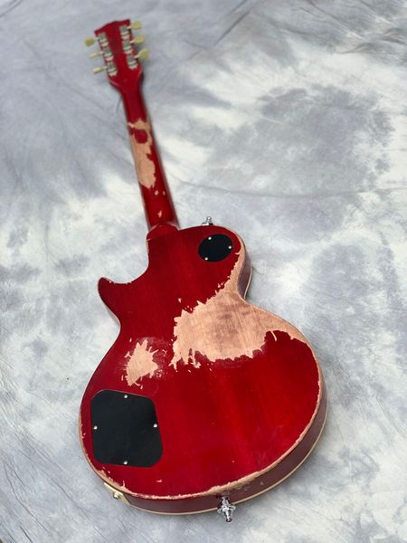 aged/relic custom electric guitar solid maple cap one piece body&neck chrome hardware
aged/relic custom electric guitar solid maple cap one piece body&neck chrome hardware