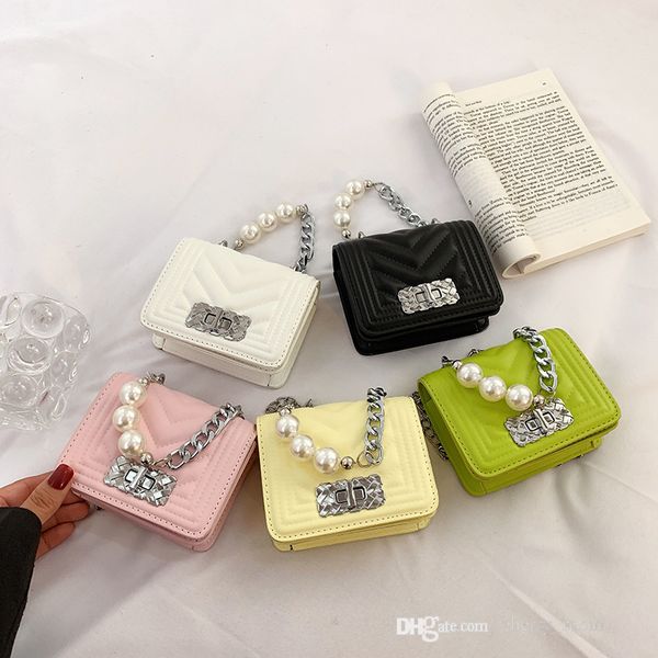 ins kids pearl metal decorative mini handbags children candy colors pu chain cross body small square bag women's wallets girls princess, Black
ins kids pearl metal decorative mini handbags children candy colors pu chain cross body small square bag women's wallets girls princess, Black