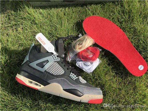 2020 off authentic 4 bred sp wmns sail 4s virgil ablohs men women basketball shoes muslin white black zapatos sneakers with original box
2020 off authentic 4 bred sp wmns sail 4s virgil ablohs men women basketball shoes muslin white black zapatos sneakers with original box