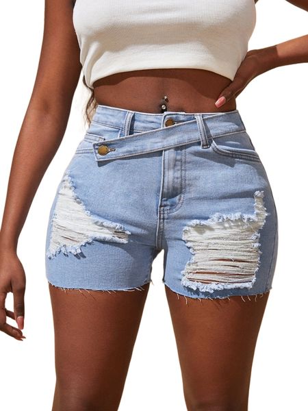 zipper fly ripped raw hem denim shorts k0wx#, White;black
zipper fly ripped raw hem denim shorts k0wx#, White;black