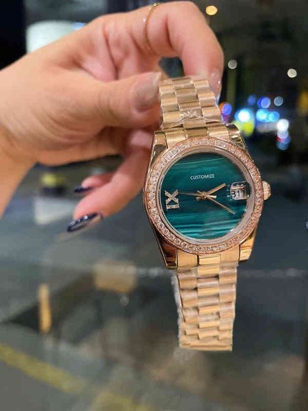 mens rolx watch date gmt luxury women automatic mechanical crystal diamonds watch rose gold green dial roman number clock stainless steel sa, Black;brown
mens rolx watch date gmt luxury women automatic mechanical crystal diamonds watch rose gold green dial roman number clock stainless steel sa, Black;brown