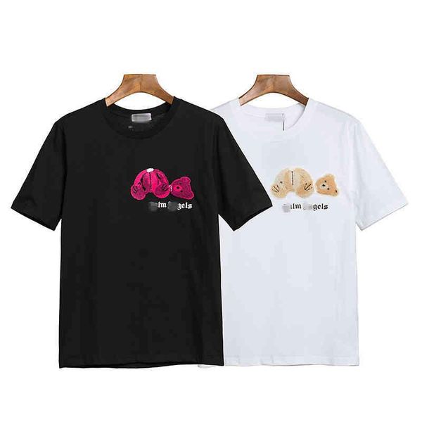 trendy men's t-shirt plamangels trendy decapitated teddy bear embroidered half sleeve shirt men's and women's loose bf couple, White;black
trendy men's t-shirt plamangels trendy decapitated teddy bear embroidered half sleeve shirt men's and women's loose bf couple, White;black
