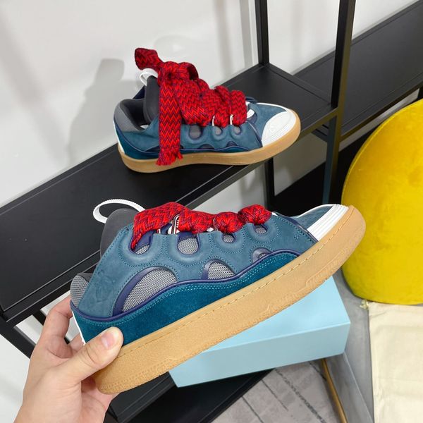 casual shoe curb sneakers luxury designer leather men women curbs shoes nappa calfskin casual shoe size 35-45, Black
casual shoe curb sneakers luxury designer leather men women curbs shoes nappa calfskin casual shoe size 35-45, Black