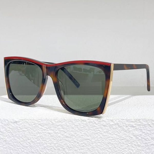 designer womens sunglasses with rectangular acetate frame and nylon lenses op line and gold-tone metal edges sl 539, White;black
designer womens sunglasses with rectangular acetate frame and nylon lenses op line and gold-tone metal edges sl 539, White;black