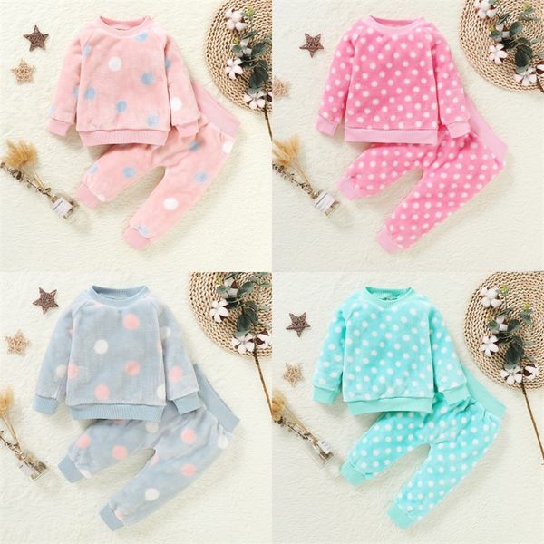 2pcs baby pullover clothing sets polka dots print long-sleeve dot pattern kids leisure wear clothes set 1074 e3, White
2pcs baby pullover clothing sets polka dots print long-sleeve dot pattern kids leisure wear clothes set 1074 e3, White