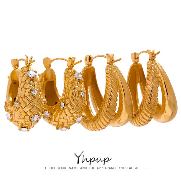 yhpup 316 stainless steel chunky waterproof hoop earrings fashion gold charm temperament geometric thick jewelry women 220817, Golden;silver
yhpup 316 stainless steel chunky waterproof hoop earrings fashion gold charm temperament geometric thick jewelry women 220817, Golden;silver