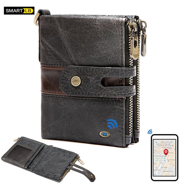 smart anti-lost wallet gps record bluetooth tracker genuine leather men wallets coin chain zipper wallet card holder, Red;black
smart anti-lost wallet gps record bluetooth tracker genuine leather men wallets coin chain zipper wallet card holder, Red;black
