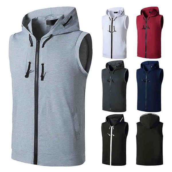men's t-shirts european men's hooded vest t-shirt sleeveless youth sports leisure large mv8e, White;black
men's t-shirts european men's hooded vest t-shirt sleeveless youth sports leisure large mv8e, White;black