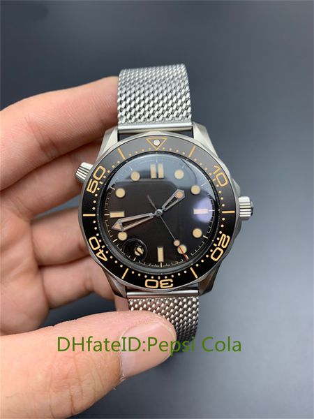 42mm men's watches james debang 007 300m 600m automatic mechanical watch cal8215 movement kf factory manufactures sapphire diving wrist, Slivery;brown
42mm men's watches james debang 007 300m 600m automatic mechanical watch cal8215 movement kf factory manufactures sapphire diving wrist, Slivery;brown